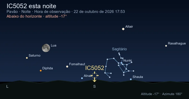 IC5052 esta noite