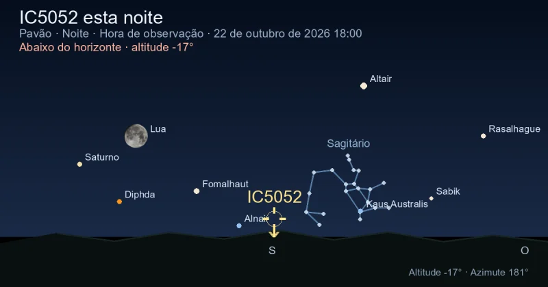 IC5052 esta noite