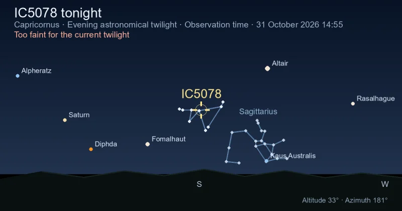 IC5078 tonight
