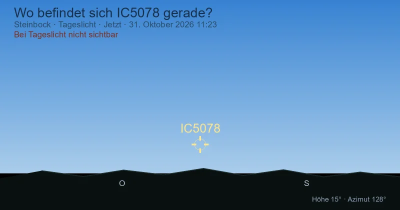 Wo befindet sich IC5078 gerade?