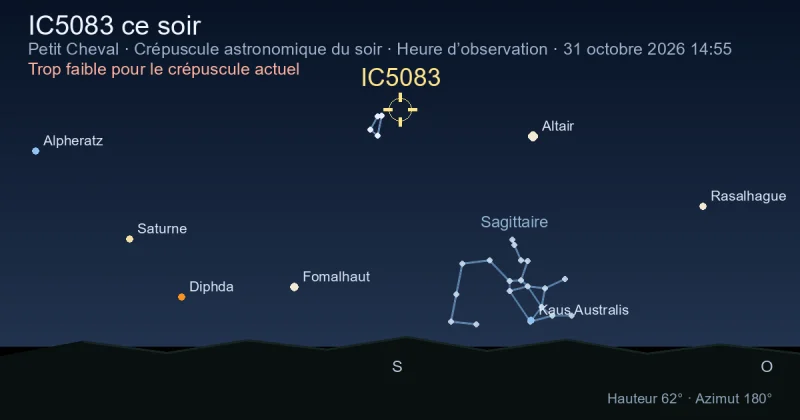 IC5083 ce soir