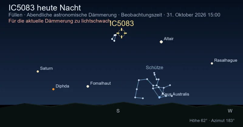 IC5083 heute Nacht