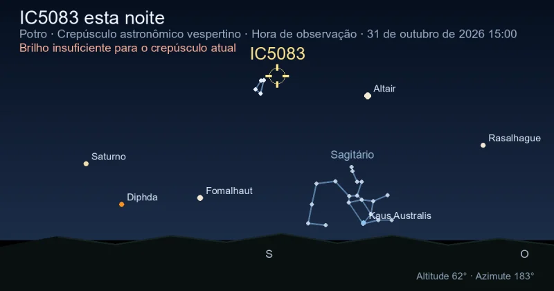 IC5083 esta noite