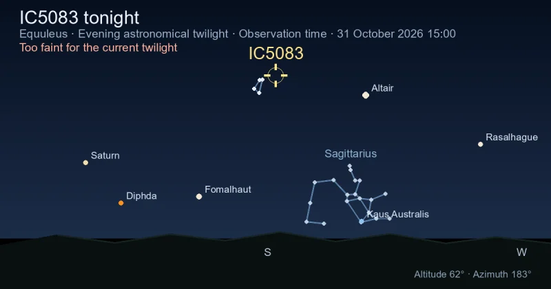 IC5083 tonight