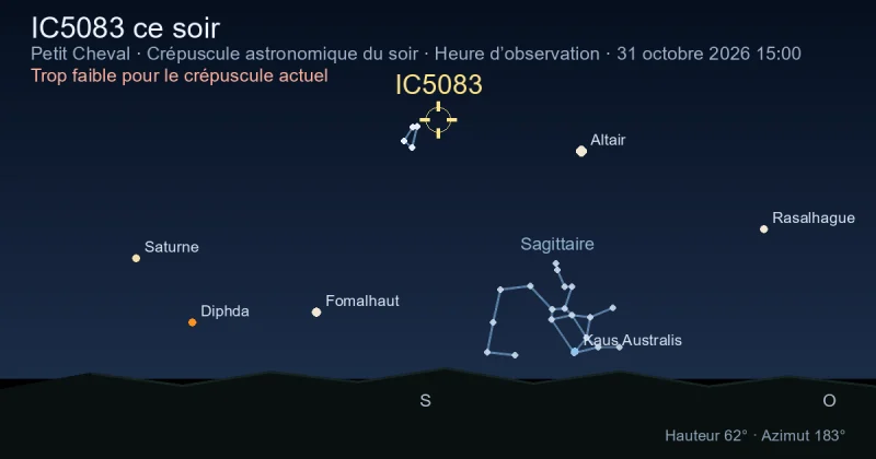 IC5083 ce soir