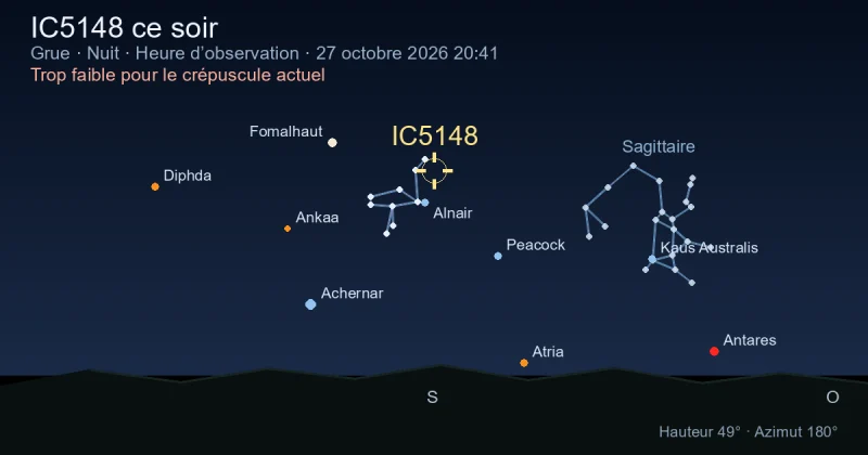 IC5148 ce soir