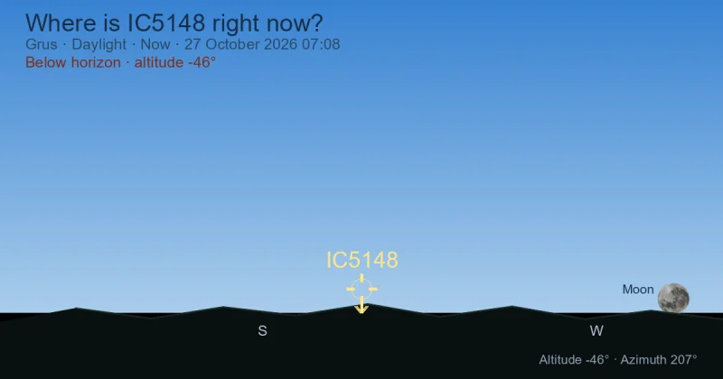 Where is IC5148 right now?
