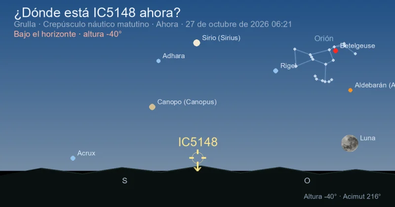 ¿Dónde está IC5148 ahora?