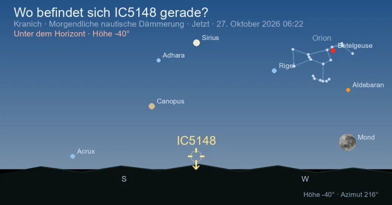 Wo befindet sich IC5148 gerade?