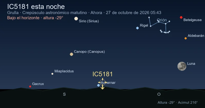 IC5181 esta noche