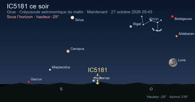 IC5181 ce soir