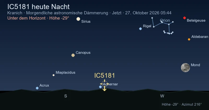 IC5181 heute Nacht