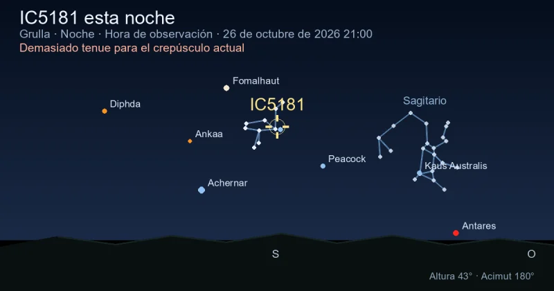 IC5181 esta noche