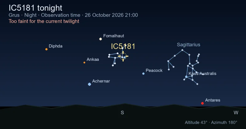 IC5181 tonight