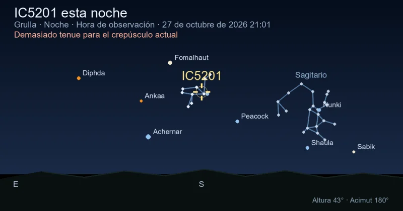 IC5201 esta noche