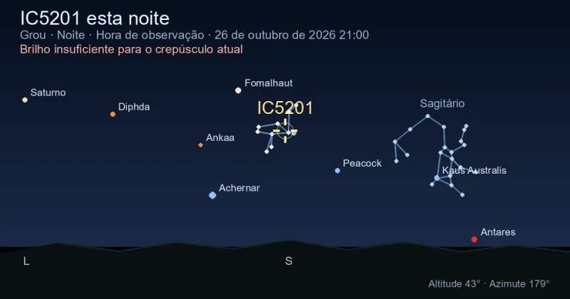 IC5201 esta noite