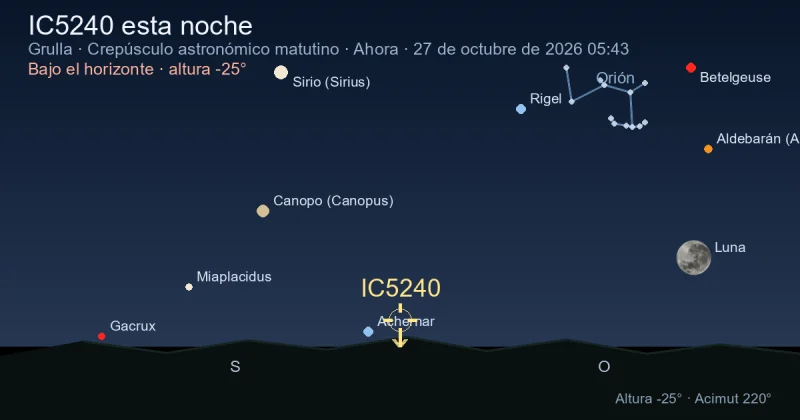 IC5240 esta noche