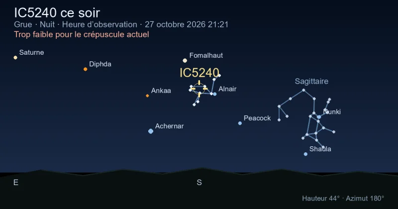 IC5240 ce soir