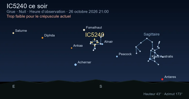 IC5240 ce soir