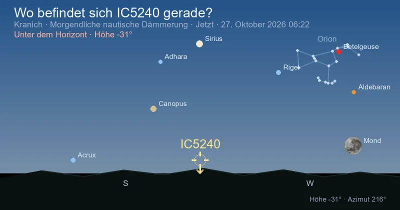 Wo befindet sich IC5240 gerade?