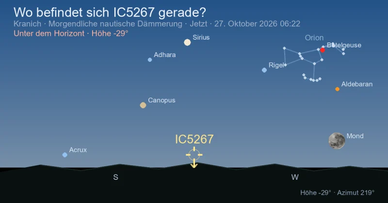 Wo befindet sich IC5267 gerade?