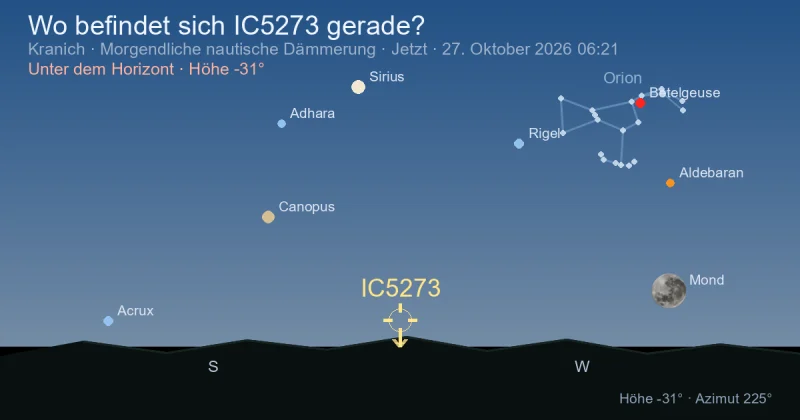 Wo befindet sich IC5273 gerade?