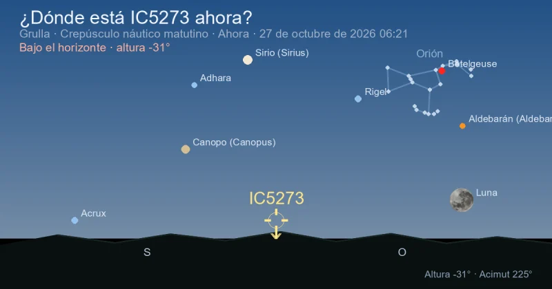 ¿Dónde está IC5273 ahora?