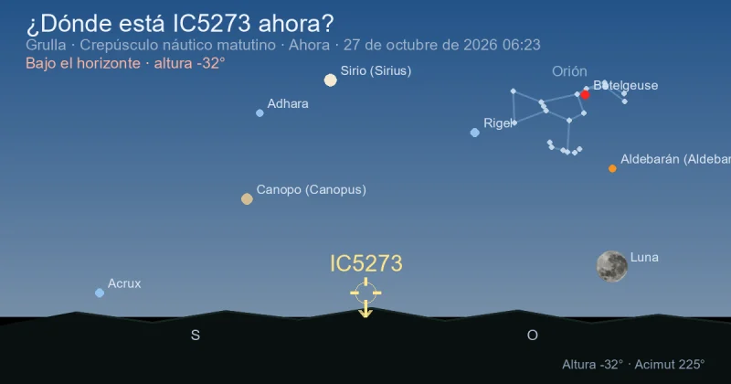 ¿Dónde está IC5273 ahora?