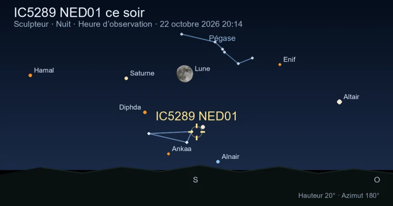 IC5289 NED01 ce soir