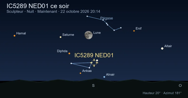 IC5289 NED01 ce soir