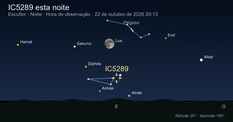 IC5289 esta noite