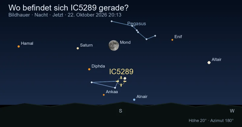 Wo befindet sich IC5289 gerade?