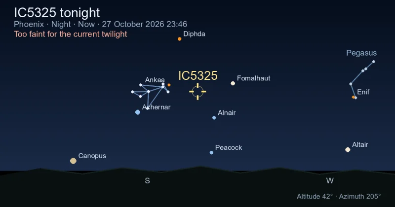 IC5325 tonight