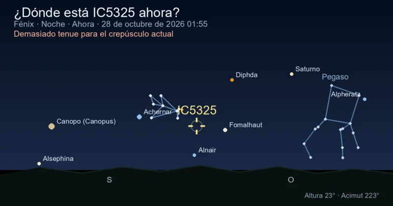 ¿Dónde está IC5325 ahora?