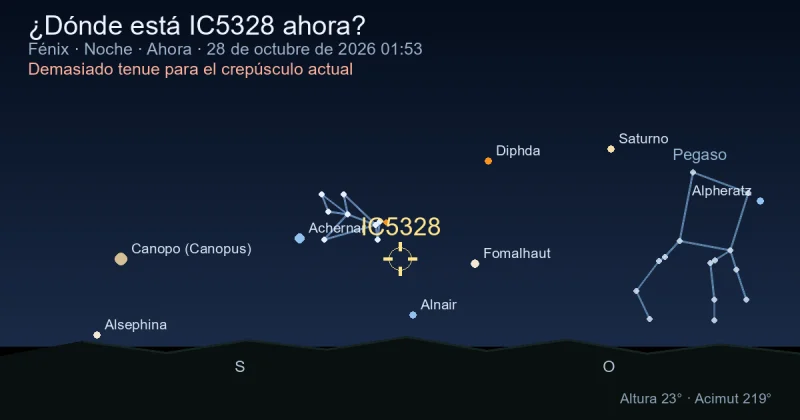 ¿Dónde está IC5328 ahora?
