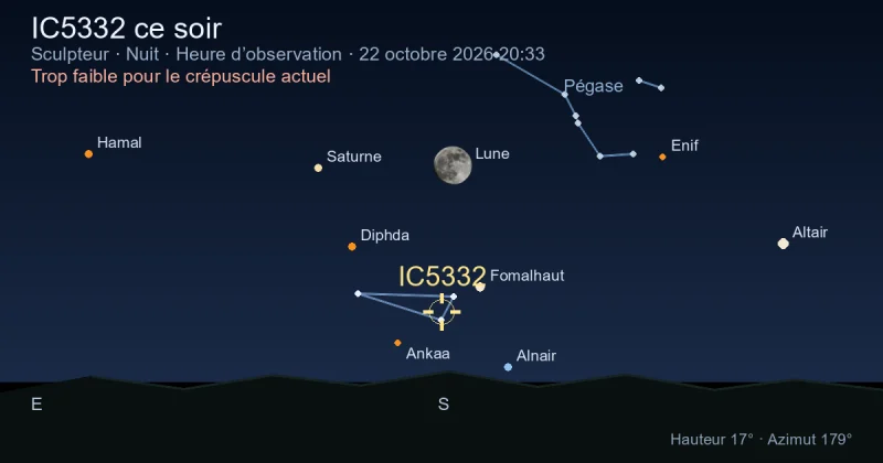 IC5332 ce soir