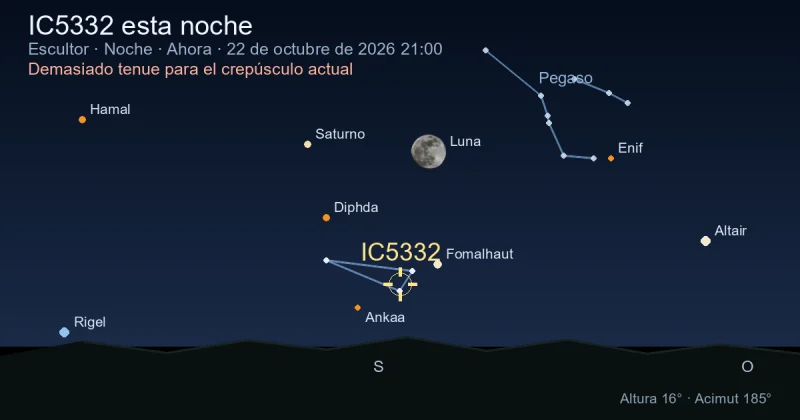 IC5332 esta noche