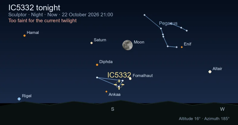 IC5332 tonight