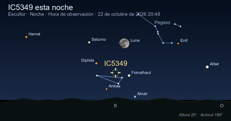 IC5349 esta noche