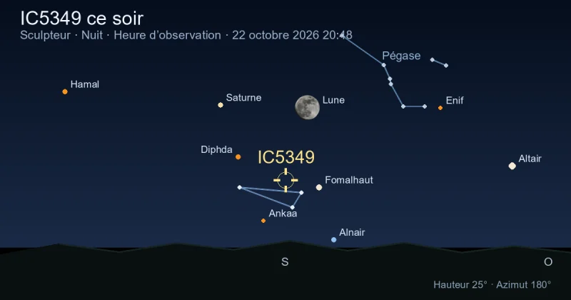 IC5349 ce soir