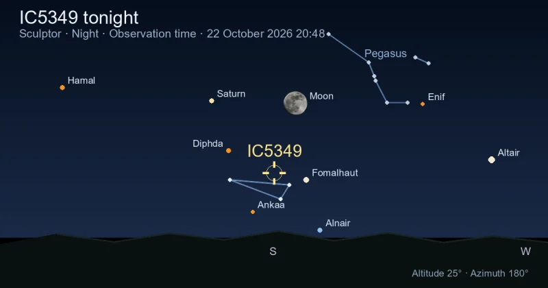 IC5349 tonight