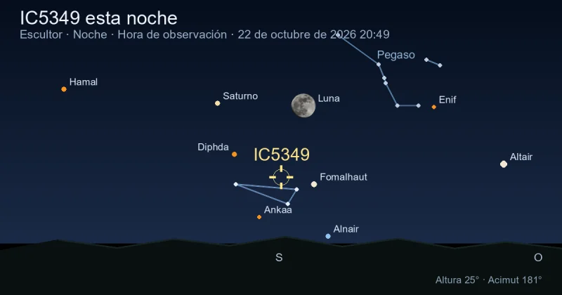 IC5349 esta noche