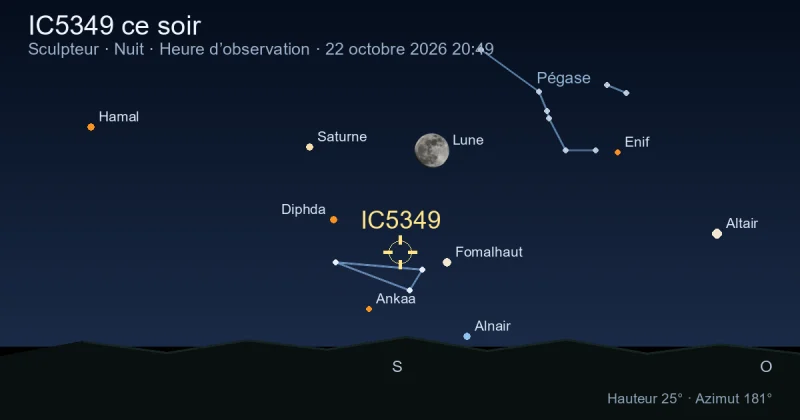 IC5349 ce soir