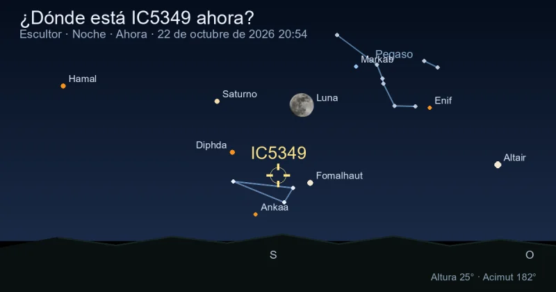 ¿Dónde está IC5349 ahora?