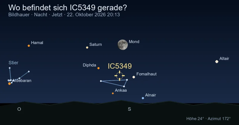Wo befindet sich IC5349 gerade?