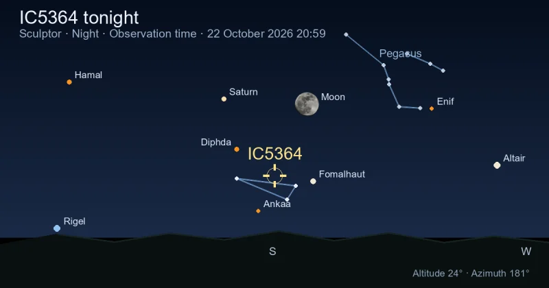 IC5364 tonight