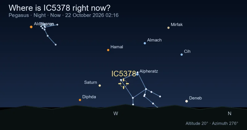Where is IC5378 right now?