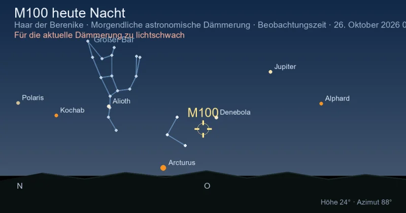 M100 heute Nacht