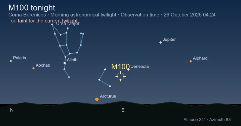 M100 tonight