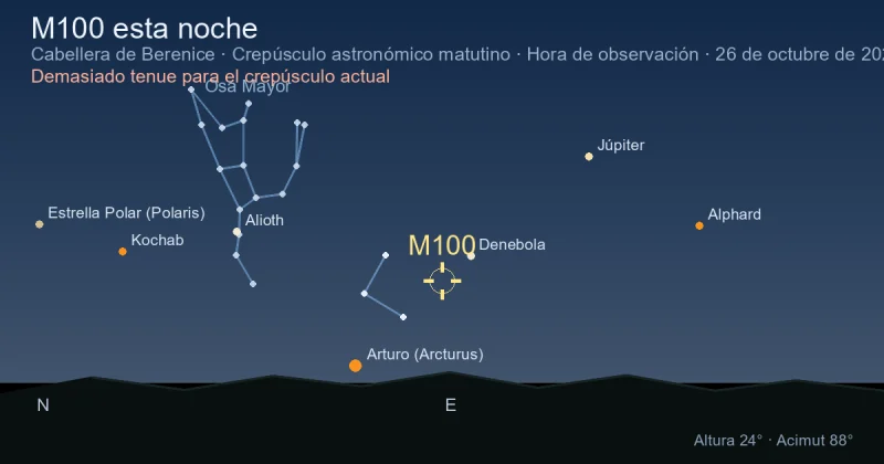 M100 esta noche